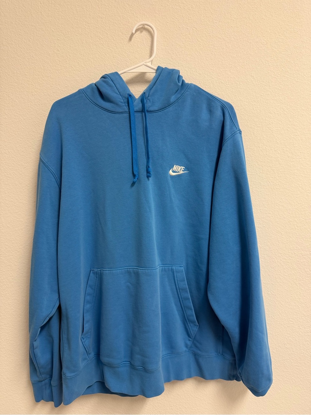 Nike Men's Light Blue Pullover Hoodie